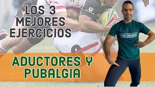 3 ejercicios IMPRESCINDIBLES para fortalecer ADUCTORES Y PUBALGIA Ejercicios básicos para casa💥🔝 [upl. by Ecilef]