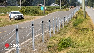 New fence along undefended USCanada border will deter smuggling says official [upl. by Coletta130]