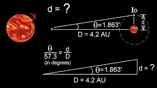 Astronomy  Chapter 1 Introduction 8 of 10 Find the Distance Between Jupiter and Io [upl. by Llerrehs]