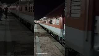 amazing train stop at Railway stationsubscribe trains [upl. by Sylado]