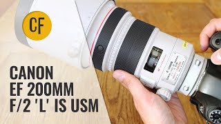 Canon EF 200mm f2 L IS USM lens review with samples [upl. by Newlin]