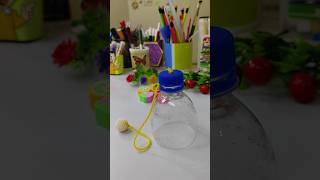 toy craft idea step by step kids activity craft using water bottlehandmade craft youtubeshorts [upl. by Irwinn]