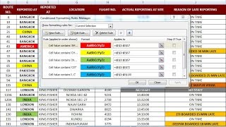 Excel Conditional Formatting Hindi  EXCEL FORMULA [upl. by Zobe]