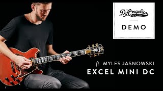 Excel Mini DC Demo with Myles Jasnowski  DAngelico Guitars [upl. by Lawford]