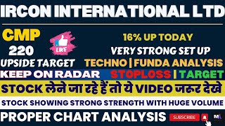 IRCON INTERNATIONAL SHARE LATEST NEWS  IRCON SHARE LATEST NEWS  IRCON SHARE  MARKET ANALYSIS [upl. by Mattson]