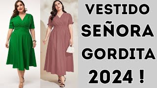 50 MODELOS DE VESTIDOS PARA SEÑORAS GORDITAS 2024 quot ELEGANTES [upl. by Moriyama]