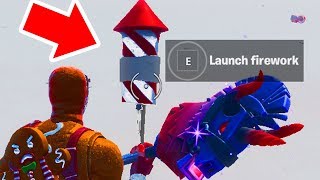 Fortnite Light a Frozen Firework found on beaches in Sweaty Sands Craggy Cliffs or Dirty Docks [upl. by Ytissahc]