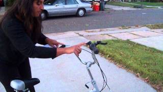 Stowabike 20quot City Folding Compact 6 speed Shimano Bike review [upl. by Soirtemed]