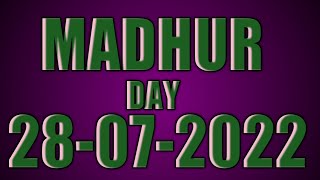 MADHUR DAY SATTA MATKA28072022 [upl. by Bamford]