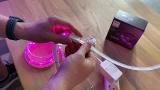 Philips Hue LightStrip Plus v4 mit dem Hue Connector verbinden [upl. by Jolda]