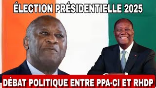 DÉBAT POLITIQUE ENTRE RHDP DE M OUATTARA ET PPACI DE M LAURENT GBAGBO [upl. by Orhtej160]