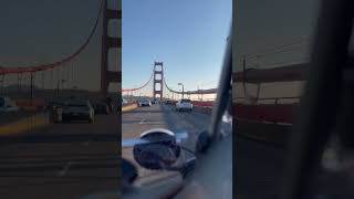 2015 VESPA GTS 300  CROSSING GOLDEN GATE BRIDGE AT SUNSET travel Vespa motorcycle scooter [upl. by Sellma]