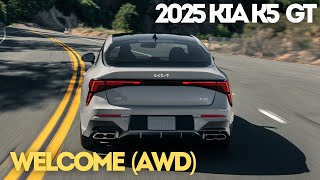 2025 KIA K5 Review WELCOME AWD  Whats NEW [upl. by Tnerb]