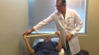 Shoulder Rehabilitation Exercise  Passive External Rotation Demonstration [upl. by Phillis694]