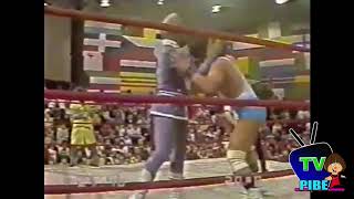 Titanes en el Ring1982 Atila vs El Andoide  Combate ¡IMPERDIBLE 🤖 EXPLOTA EL ANDROIDE EN VIVO🚀 [upl. by Maon]