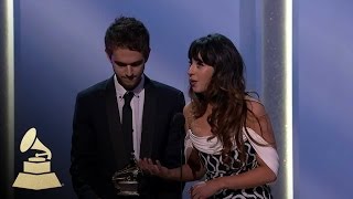 Zedd and Foxes Wins Best Dance Recording  GRAMMYs [upl. by Godden]