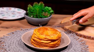 Panqueque de camote y avena receta rapidita  A cocinar [upl. by Gayn]