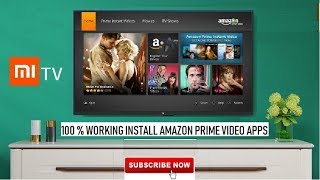 How To Download and Install Amazon Prime App on Mi TV 44A4C PRO  Technical Web Support [upl. by Freeland553]