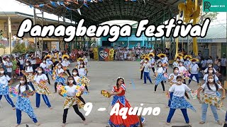 Panagbenga Festival  Grade 9 Aquino  Iba National High School [upl. by Nolyag]