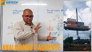 ACIDENTE COM GUINDASTE  BARCO PARTE 1 [upl. by Remark298]