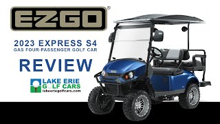 2023 EZGO Express S4 Gas Golf Car Review  Lake Erie Golf Cars [upl. by Sheff]