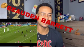 Beauden Barrett Tribute  UNSTOPPABLE REACTION [upl. by Dlnaod]