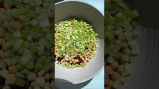 Easy Three Bean Salad  Minimalist Baker Recipes [upl. by Claudina]