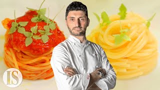 Spaghetti al pomodoro originale vs gourmet di Andrea Aprea [upl. by Eugor874]