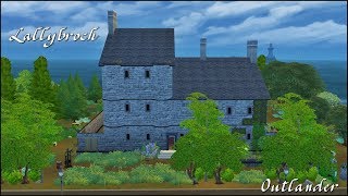 Sims 4 Lallybroch Outlander Build [upl. by Nylarej]