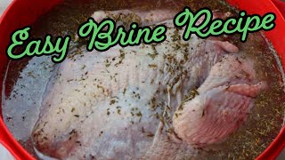 Simple Brine for Thanksgiving Turkey [upl. by Ettigirb]