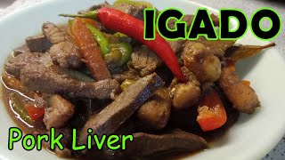 Pork Liver Recipe  IGADO  Filipino Dish [upl. by Nnylram]