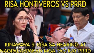 NAPAHIYA SENRISA HONTIVEROS AT NAGALIT NAMAN SI PIMENTIL KAY PRRD NAG PALAKPAKAN NGA TAO SA HEARING [upl. by Atteloiv]