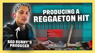 How To Produce a 1 Reggaetón Track with TAINY Bad Bunny J Balvin [upl. by Niwre]