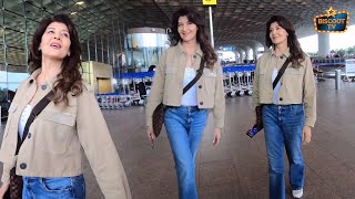 Sangeeta Bijlani Was Spotted At The Airport After Taking A Flight From Mumbai [upl. by Hurd]