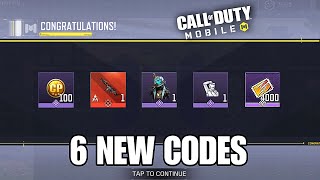 NEW CODM 6 WORKING NEW REDEEM CODES OCTOBER 2024  HOW TO REDEEM CODE IN COD MOBILE  CP REDEEM [upl. by Erica866]