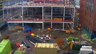 Strathclyde Sport building timelapse [upl. by Idnil]