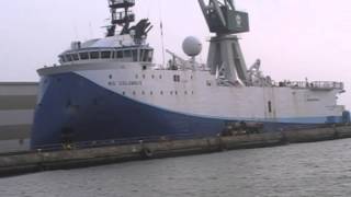 WG Columbus in dock 3 on Orskov Yard [upl. by Gamal]