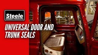 Steele Rubber Universal on Gearz  Door and Trunk Seals [upl. by Llain]