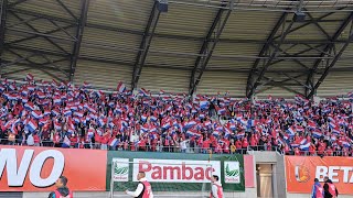 ULTRAS PELUZA NORD GALATI  OTELUL  CORVINUL HUNEDOARA  CUPA ROMANIEI FINALA 2024 [upl. by Artiek]