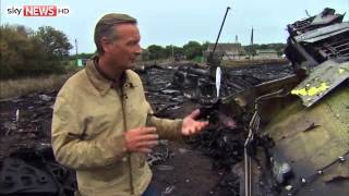 Sky Man Reports From Unguarded MH17 Crash Site [upl. by Rise]