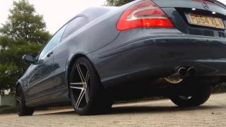 Mercedes Benz clk 270cdi w209 with custom exhaust [upl. by Mchugh703]