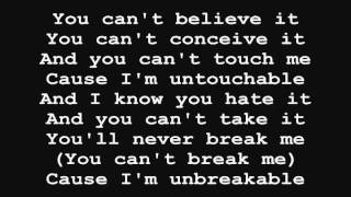 Michael JacksonUnbreakable Lyrics HQ [upl. by Harima]