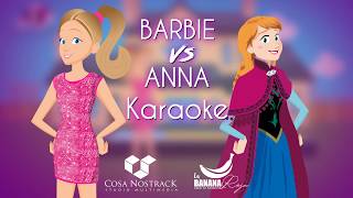 Barbie vs Anna  Batalla de rap de princesas  Karaoke [upl. by Iaverne]