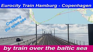 DSB Eurocity train Hamburg  Copenhagen Germany to Denmark [upl. by Tab734]