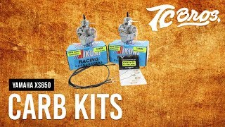 TC Bros  XS650 High Performance Mikuni VM Carburetor Kit Review [upl. by Amsab524]