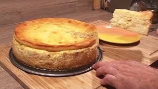 Käsekuchen ohne Boden  einfaches Rezept mit Quark und Mascarpone [upl. by Eicats324]