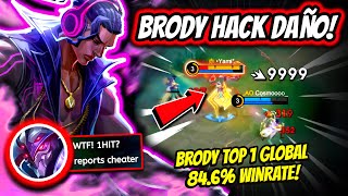 ¡POR ESTO BRODY ES EL TERROR DE MELISSA BRODY TOP 1 GLOBAL 846 WINRATE  MLBB [upl. by Ilesara]