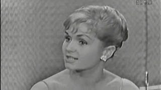 Whats My Line  Debbie Reynolds Eamonn Andrews panel May 24 1959 [upl. by Aieki]