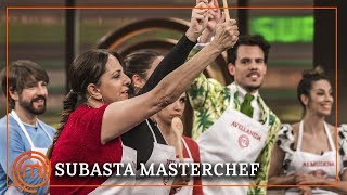 ¿Quién gana la subasta de MasterChef  MasterChef Celebrity 4 [upl. by Ayet]