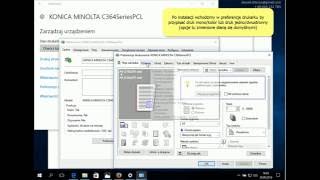 Dodawanie Drukarki Konica Minolta wszystkie modele w Windows 10 [upl. by Syned]